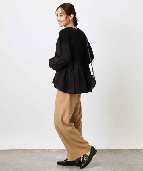 「BARNYARDSTORM」 長袖ブラウス FREE ホワイト レディース_画像6