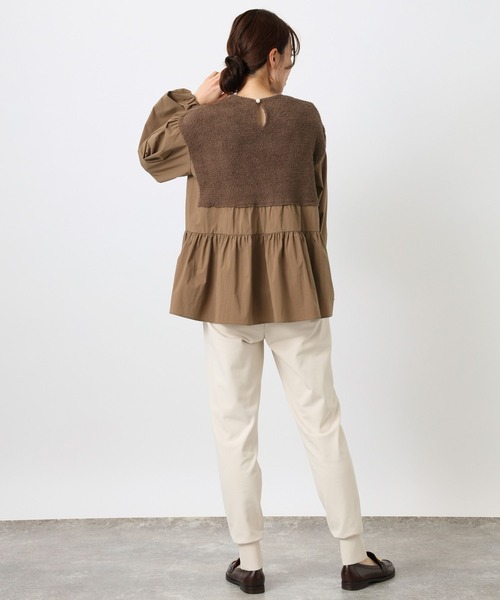 「BARNYARDSTORM」 長袖ブラウス FREE ホワイト レディース_画像9