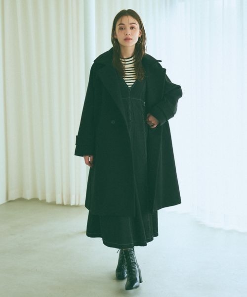 「mysty woman」 サロペットスカート FREE ブルー系その他 レディース_画像3