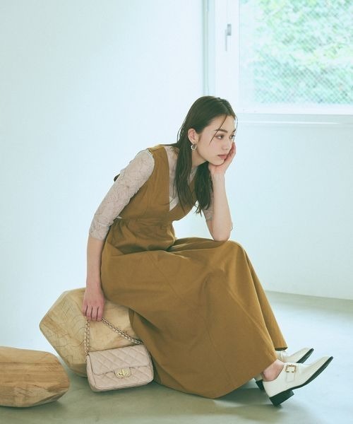 「mysty woman」 サロペットスカート FREE ブルー系その他 レディース_画像6