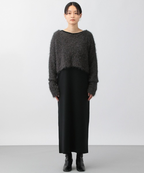 「A part by」 コンビワンピース FREE ライトベージュ レディース_画像9