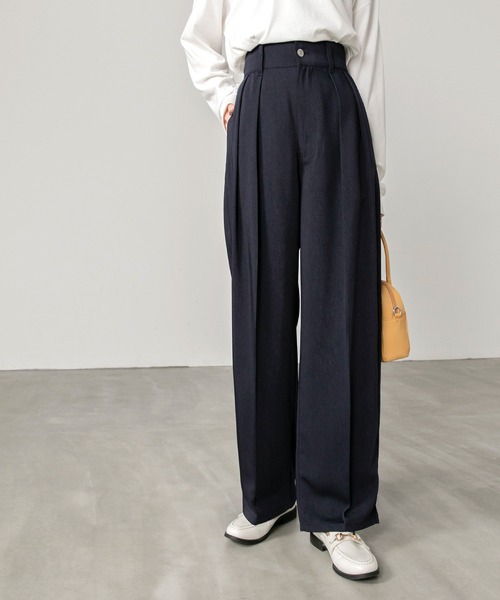 「BONLECILL」 パンツ L ベージュ レディース_画像7