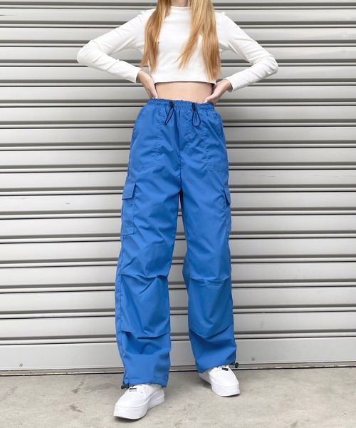 「shopnikoniko」 デニムパンツ フリー ブルー系その他 レディース_画像6