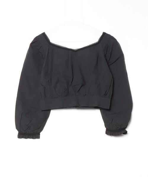 「IENA LA BOUCLE」 長袖ブラウス - ブラック レディース_画像2
