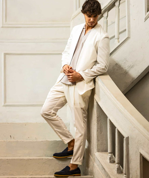 「1PIU1UGUALE3 RELAX 」 スラックス L ブラック メンズ_画像6