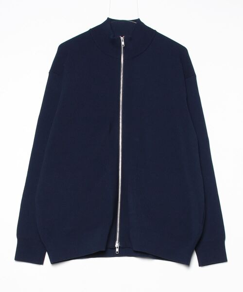 「SHIPS Colors」 ニットカーディガン LARGE ネイビー メンズ_画像2