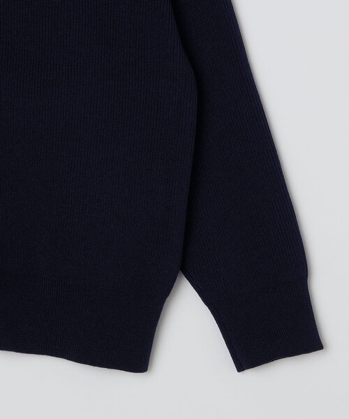 「SHIPS Colors」 ニットカーディガン LARGE ネイビー メンズ_画像6