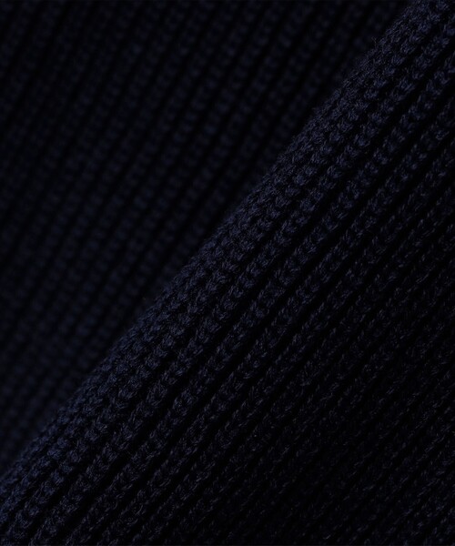 「SHIPS Colors」 ニットカーディガン LARGE ネイビー メンズ_画像9