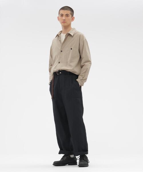 パンツ FADED WOOL LINEN TWILL メンズの画像