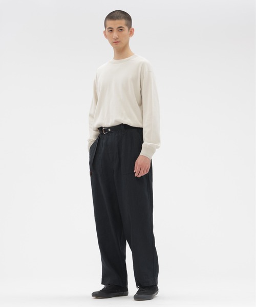 パンツ FADED WOOL LINEN TWILL メンズの画像