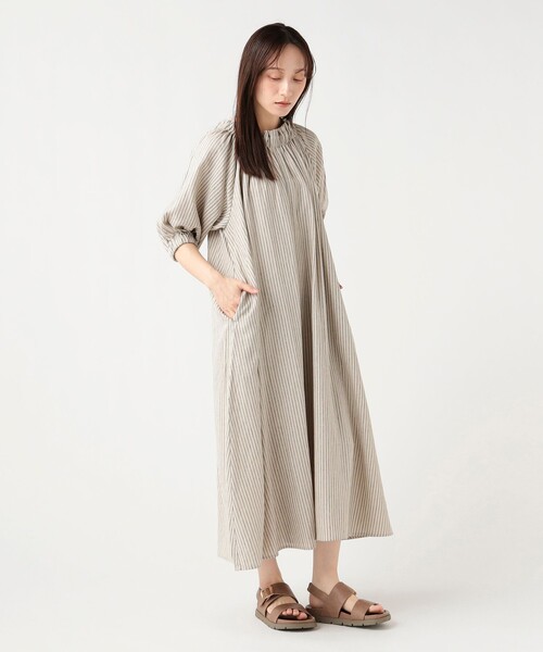 BEAMS HEART（ビームス ハート） ワンピース 「6/18値下げ」麻混 オフ
