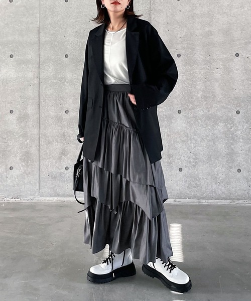 「PAGEBOY」 長袖カットソー FREE ブラック レディース_画像4