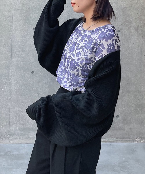 「PAGEBOY」 長袖カットソー FREE ブラック レディース_画像9