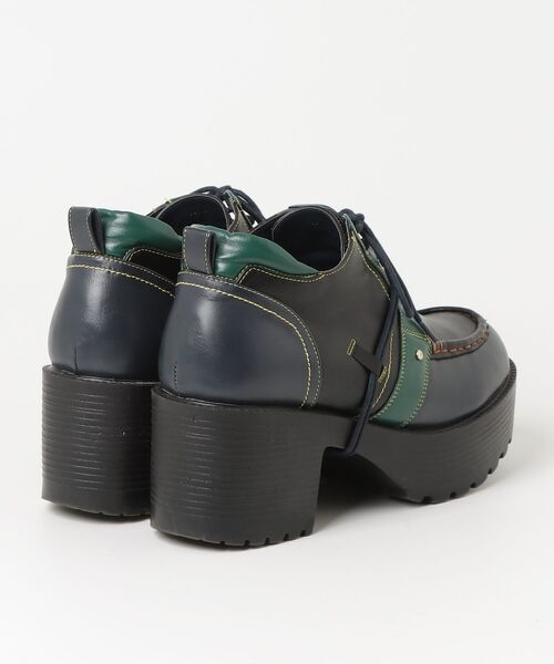 「YOSUKE」 シューズ 27cm ネイビー メンズ_画像2