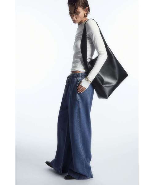 「COS」 長袖カットソー M ホワイト レディース_画像6