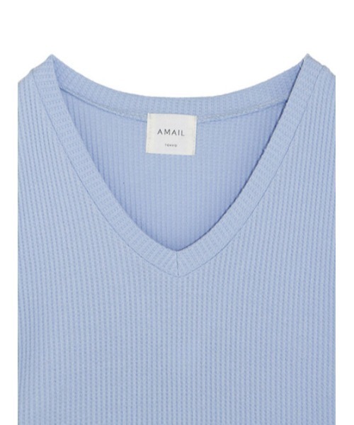 「AMAIL」 セットアップ FREE ブルー レディース_画像4