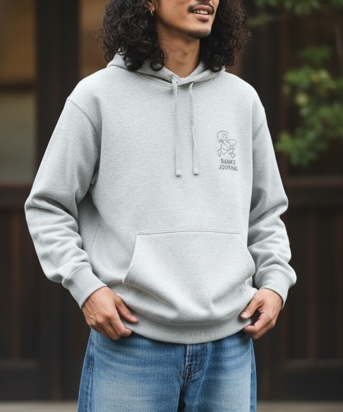 【未使用】BANKS バンクス SUBNY FLEECE プルオーバー パーカー S グレー AFL0229 メンズ BANKS（バンクス） パーカー HOODIE/BANKS JOURNAL/バンクスジャーナル