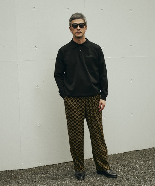 「EDIFICE LA BOUCLE」 イージーパンツ 2 ブラック メンズ_画像8