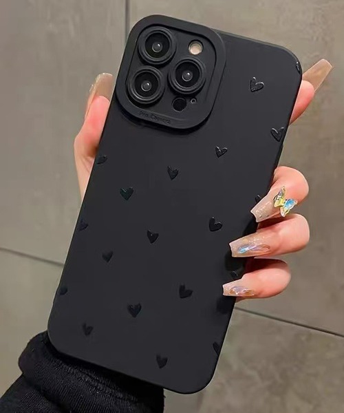 WESTBOY（ウエストボーイ） スマホケース マットブラック ハート