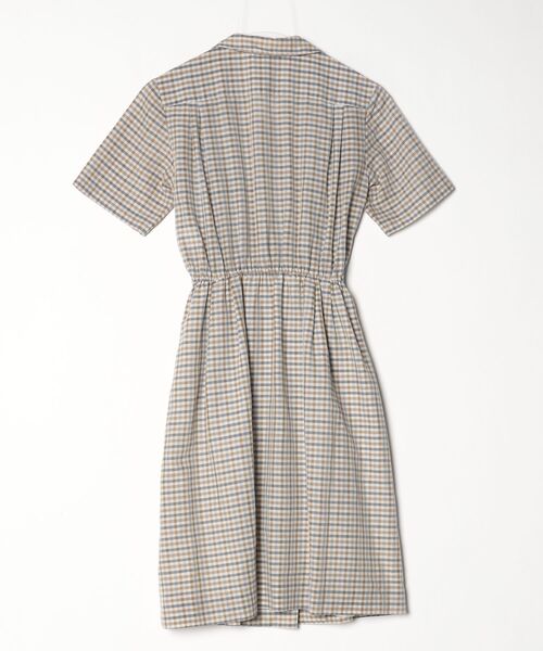Burberry チェック柄ワンピース 半袖 BURBERRY（バーバリー） チェック柄シャツワンピース - ブルー