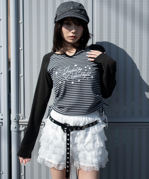 WEGO（ウィゴー） tシャツ WEGO/「26年春新作」サイドドロスト