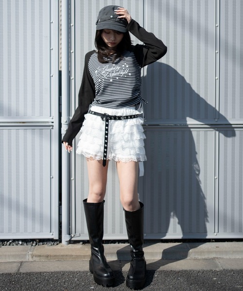 WEGO（ウィゴー） tシャツ WEGO/「26年春新作」サイドドロスト