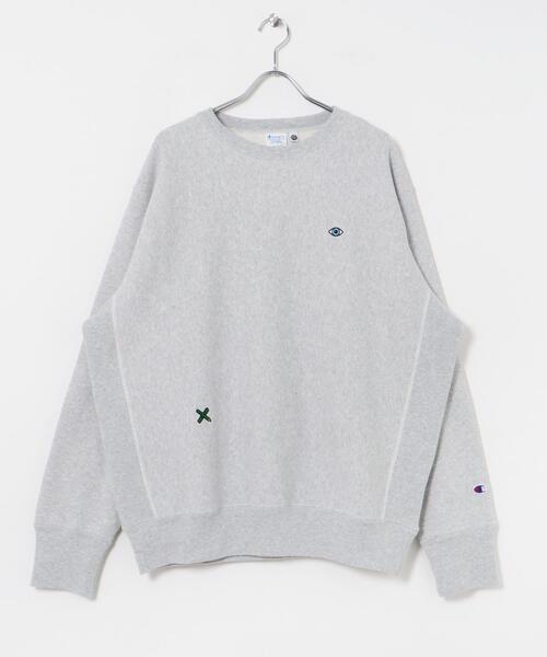 「Champion」 スウェットカットソー LARGE ブラック系その他 メンズの画像