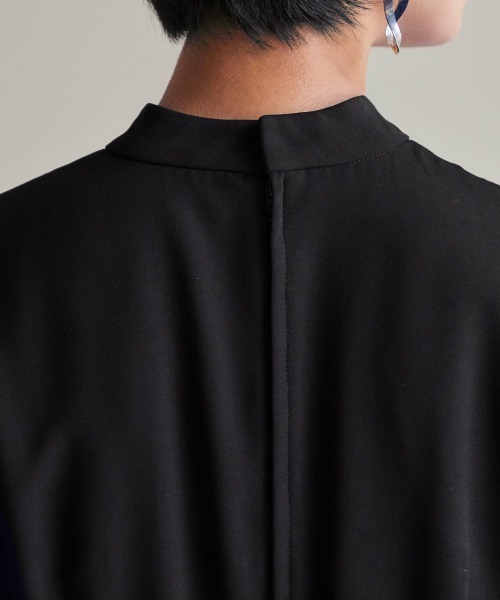 「Callarus」 7分袖ワンピース M ブルー レディース_画像7