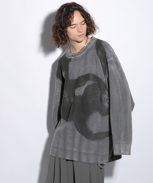 HARE（ハレ） 長袖ニット FREE グレー メンズ : ZOZOTOWN Yahoo!店 