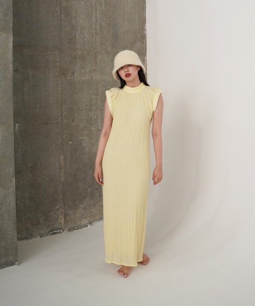 「TINA:JOJUN」 ノースリーブワンピース M クリーム レディース_画像2