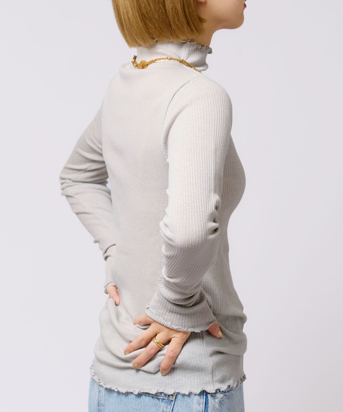 「IENA LA BOUCLE」 長袖カットソー FREE マスタード レディース_画像7