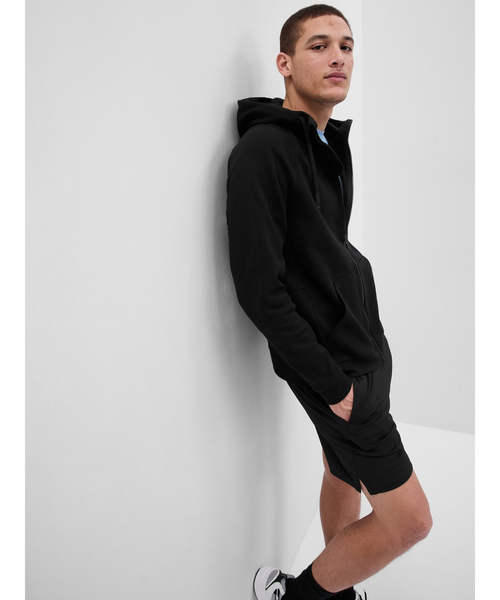 「GAP」 ジップアップパーカー X-SMALL グレー メンズ_画像2