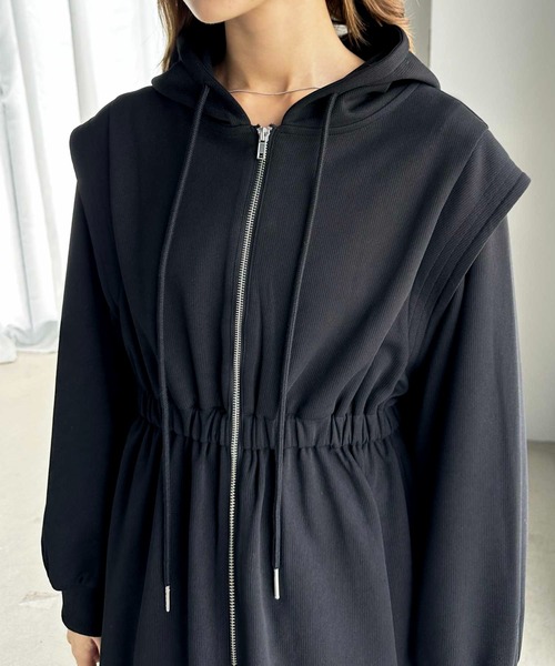 「classicalelf」 長袖ワンピース X-LARGE ブラック レディース_画像3