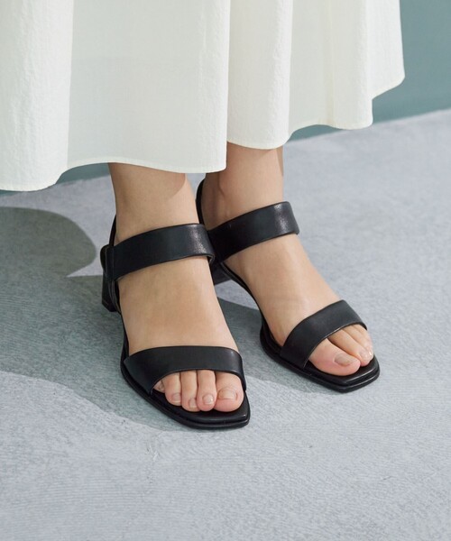 サンダル ストレッチ ストラップ サンダル レディースの画像