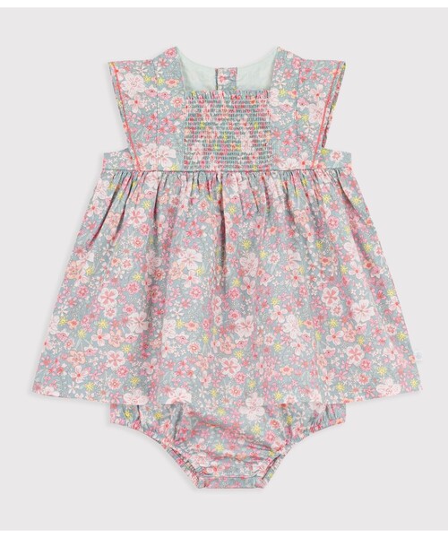 PETIT BATEAU（プチバトー） ワンピース フラワープリントワンピース 