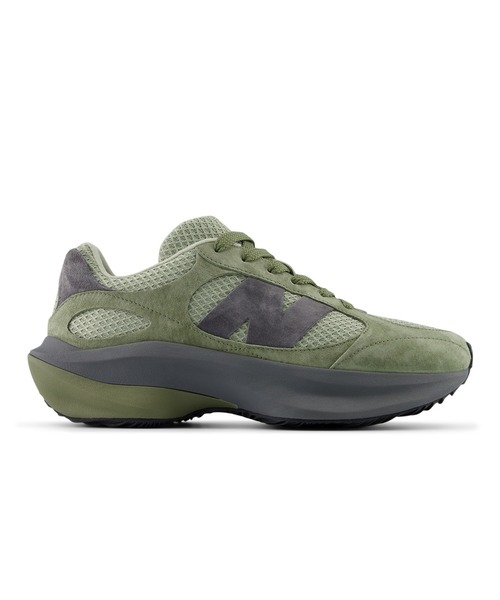 「New Balance」 ローカットスニーカー 23.5cm カーキ レディース