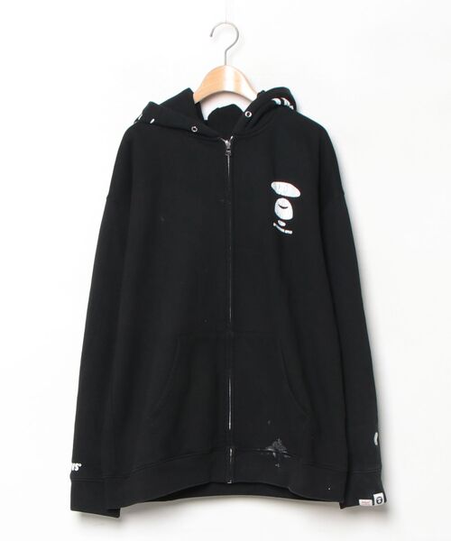 エイプパーカー　L AAPE BY A BATHING APE（エーエイプバイアベイシングエイプ） ジップ