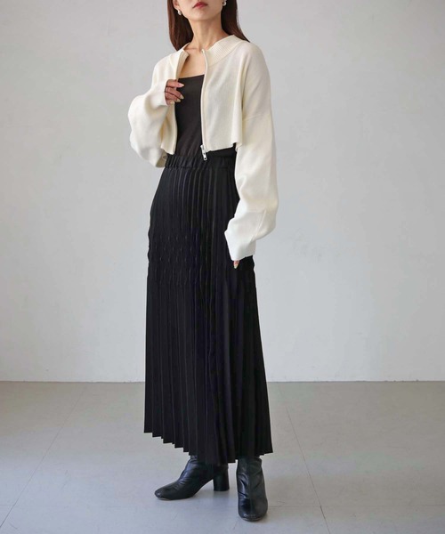 「cheriella」 ニットカーディガン M アイボリー レディース_画像4
