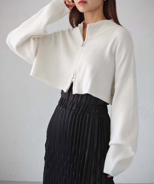 「cheriella」 ニットカーディガン M アイボリー レディース_画像9
