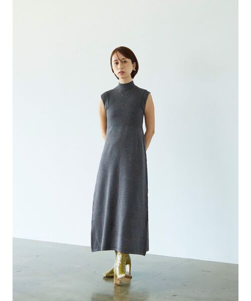 「STRATA」 コンビワンピース ONE SIZE ホワイト レディース_画像4