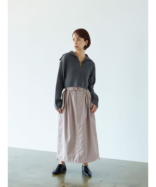 「STRATA」 コンビワンピース ONE SIZE ホワイト レディース_画像6