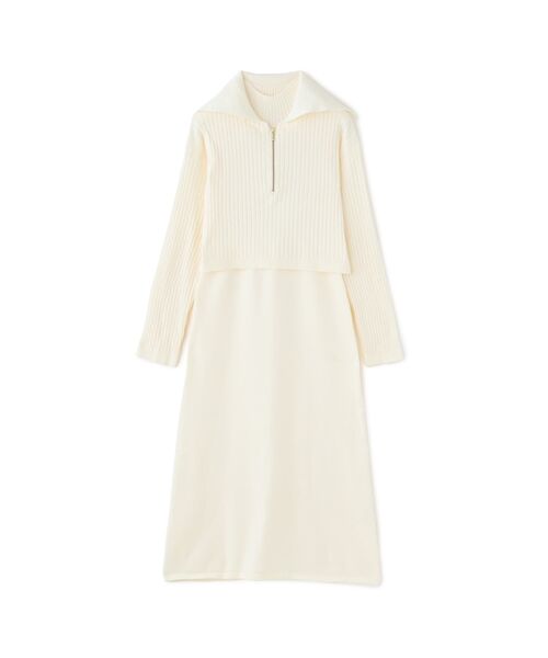 「STRATA」 コンビワンピース ONE SIZE ホワイト レディース_画像8