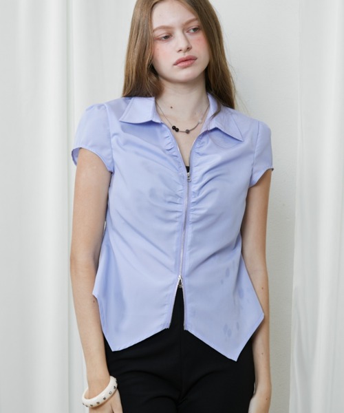 レディースファッション ENFOLD FRONT-WING SHIRT フロントウイング 