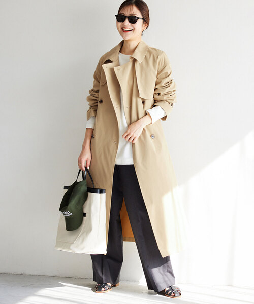 SLOBE IENA（スローブイエナ） トレンチコート 38 ベージュ レディース