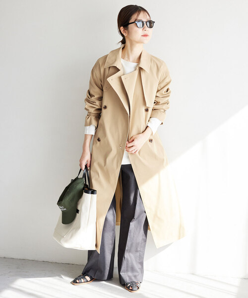 SLOBE IENA（スローブイエナ） トレンチコート 38 ベージュ レディース
