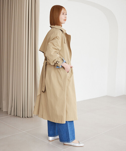 SLOBE IENA（スローブイエナ） トレンチコート 38 ベージュ レディース