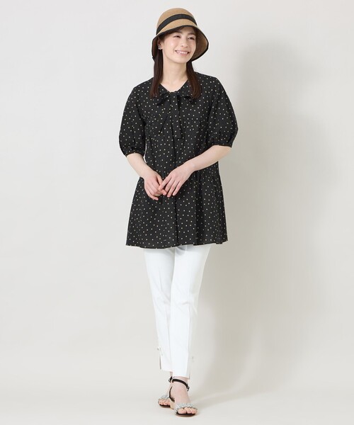 TO BE CHIC（トゥー ビー シック） ブラウス シャツ ウェーブローン
