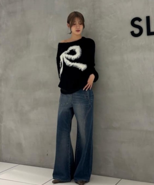 SLY（スライ） ジーンズ デニム デニムパンツ 「WEB限定」BACK TO