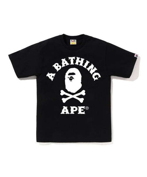 tシャツ BIG APE CROSSBONE COLLEGE TEE メンズ レディースの画像