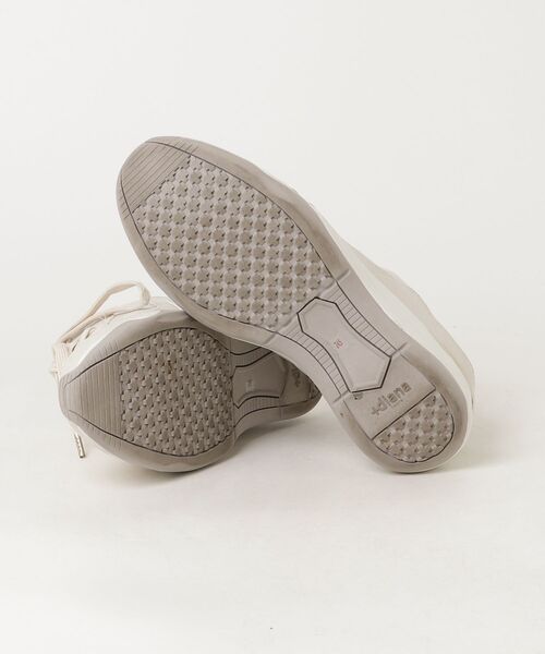 「+diana」 ローカットスニーカー 24.5cm ベージュ レディース_画像3